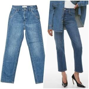 Denim Forum | Women | The Arlo Hi-Rise Trouser Straight Denim Jeans | Size 27